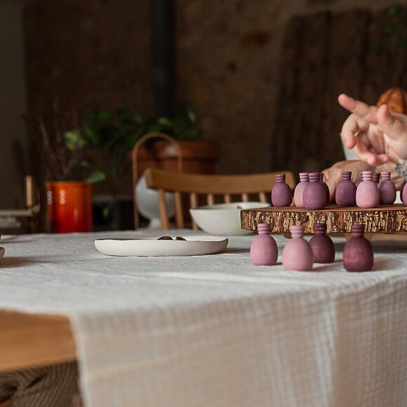 NWT Grapat Wooden Toys Pineapple Mandala Pieces - 36 Pieces - Picture 3 of 5